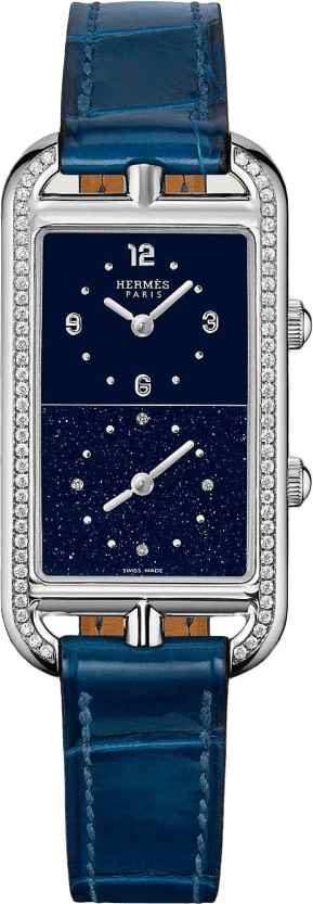 Hermes Nantucket Dual Time Watch, Large Model