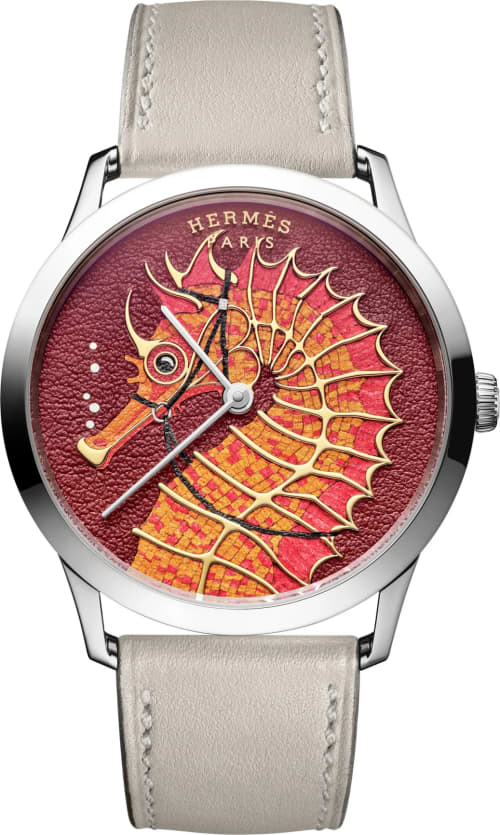 Hermes Slim d'Hermès Hippocampe Red