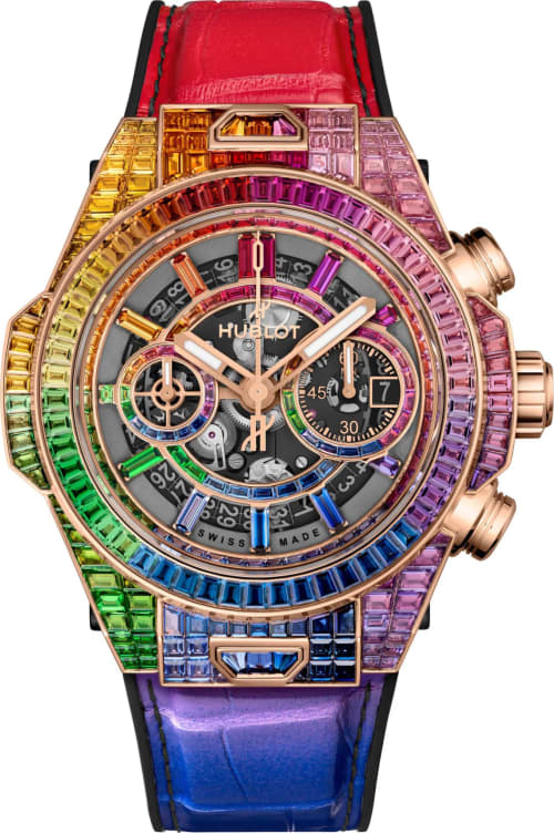 Hublot Big Bang Unico High Jewellery King Gold Rainbow