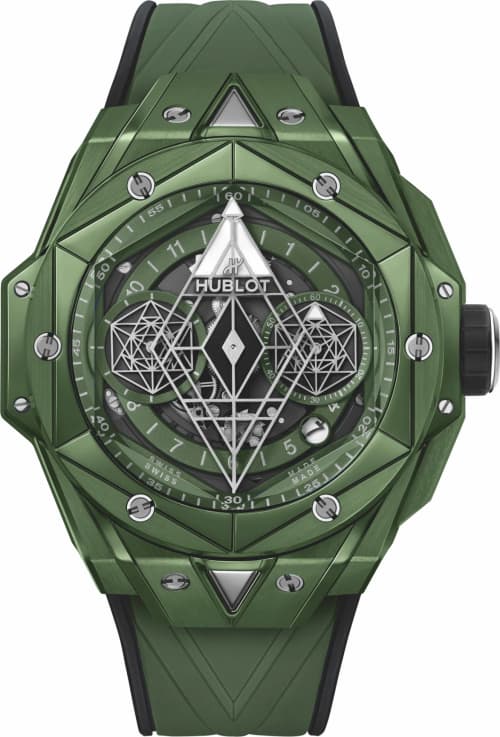 Hublot Big Bang Unico Sang Bleu II Green Ceramic
