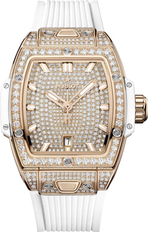 Hublot Spirit of Big Bang King Gold White Full Pavé
