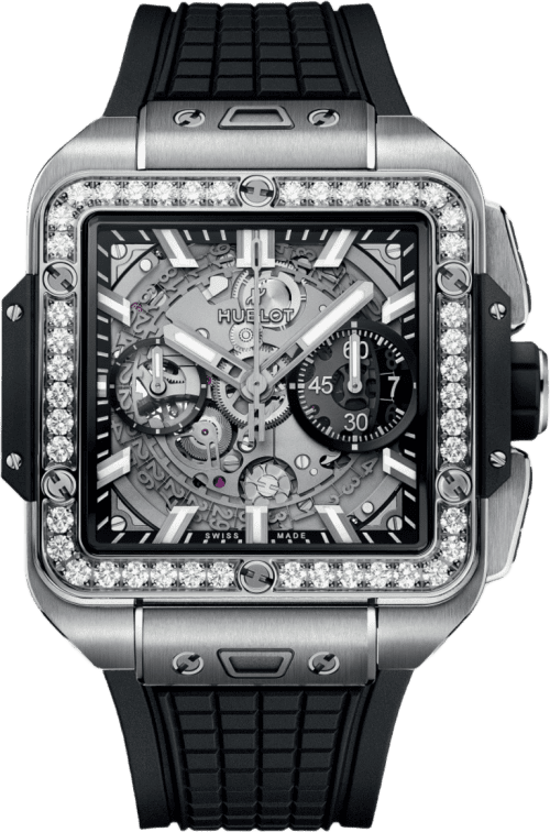 Hublot Square Bang Unico Titanium Diamonds
