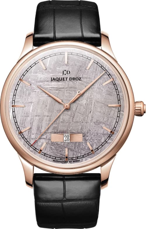 Jaquet Droz Grande Heure Minute Quantieme Meteorite