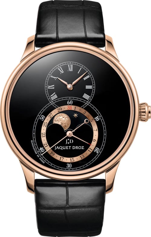 Jaquet Droz Grande Seconde Moon Black Enamel