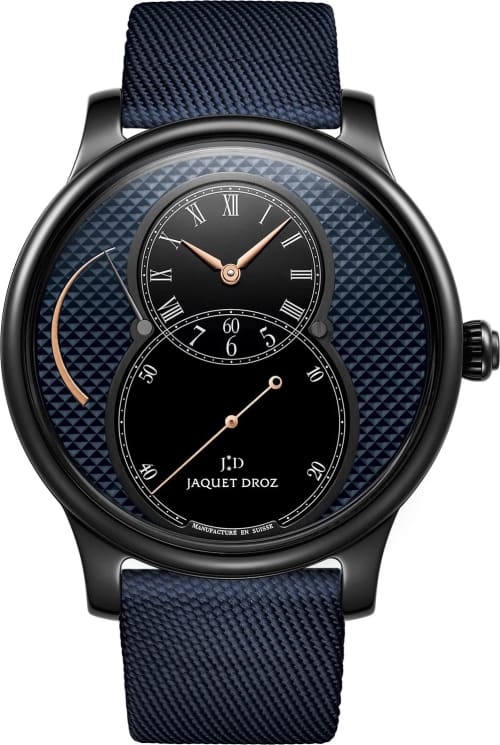 Jaquet Droz Grande Seconde Power Reserve Ceramic Clous De Paris