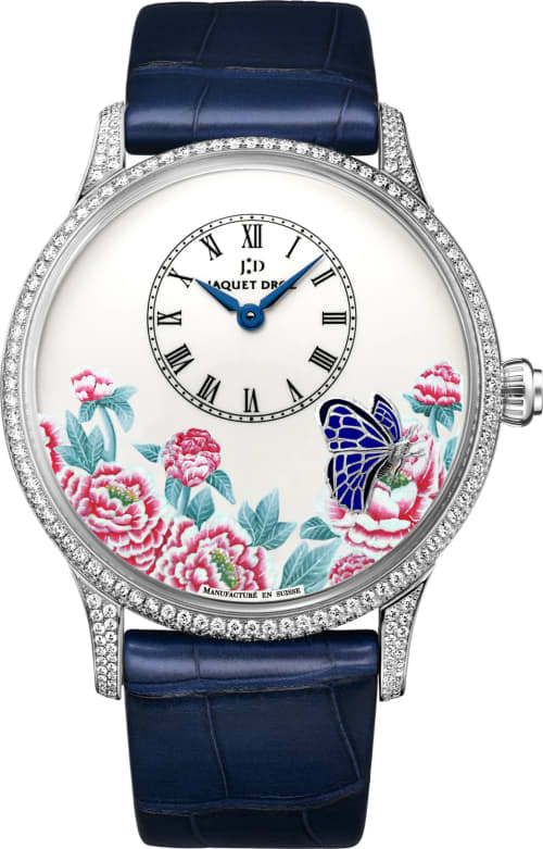 Jaquet Droz Petite Heure Minute Butterfly Journey
