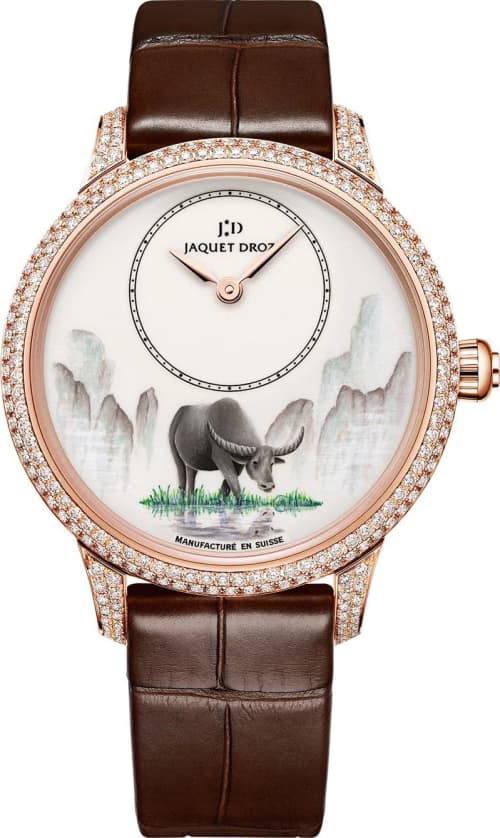 Jaquet Droz Petite Heure Minute Relief Buffalo