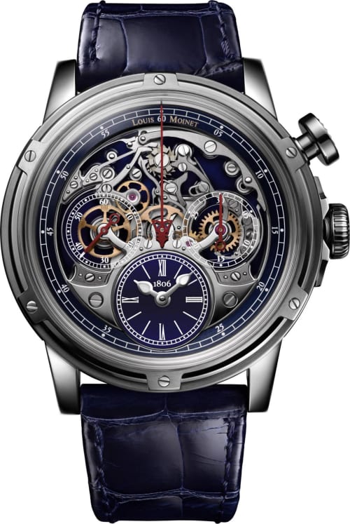 Louis Moinet Memoris Superlight Midnight Blue