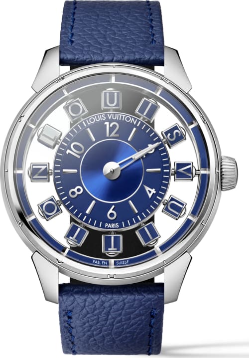 Louis Vuitton Tambour Spin Time Air Blue