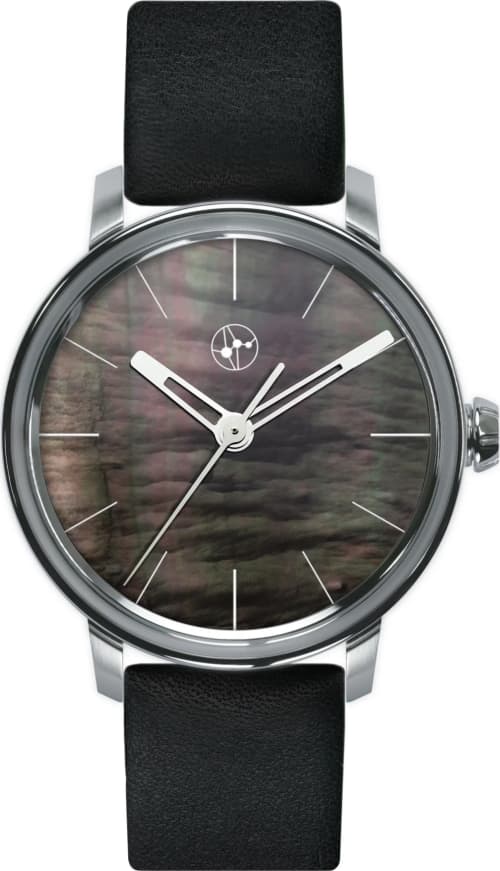 Lundis Bleus Contemporaines Ref.1120-NF "Dark Mother-of-Pearl - White Markers"