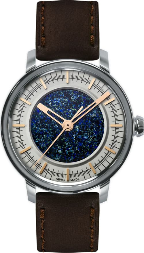 Lundis Bleus Métiers d'Art Ref.1120-MA "Random Abstract Mosaic - Silver"
