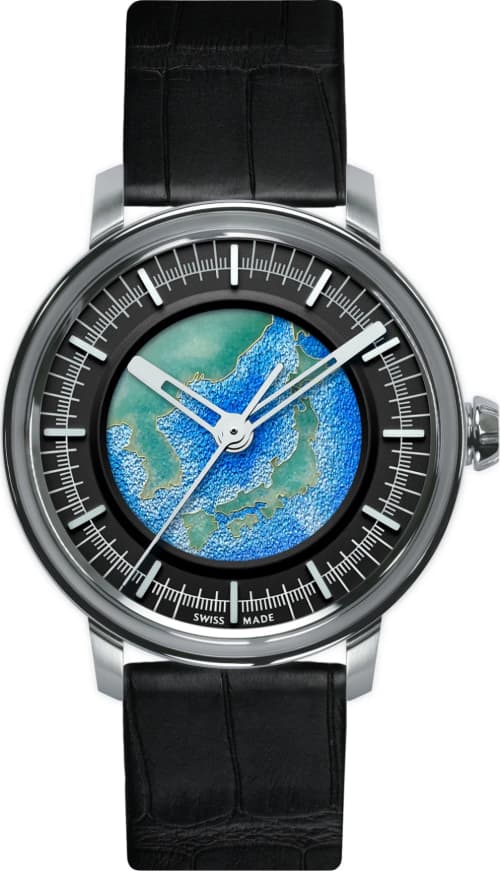Lundis Bleus Métiers d'Art Ref.1120-MA "Sea of Japan - Black"