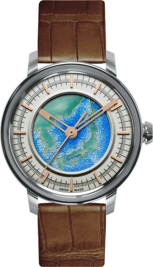 Lundis Bleus Métiers d'Art Ref.1120-MA "Sea of Japan - Silver"