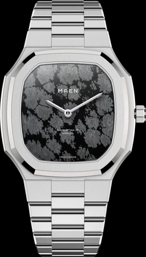 Maen Manhattan 37 Ultra-Thin Obsidian Snowflake
