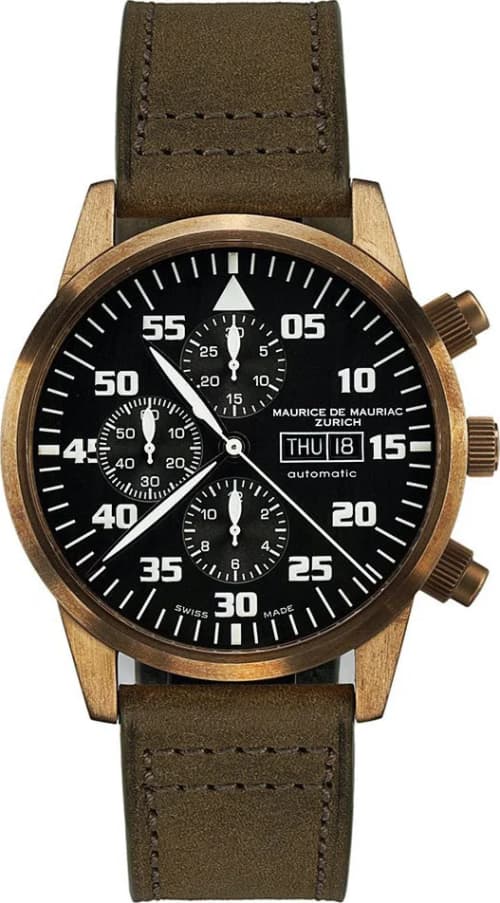 Maurice de Mauriac Chrono Modern Bronze