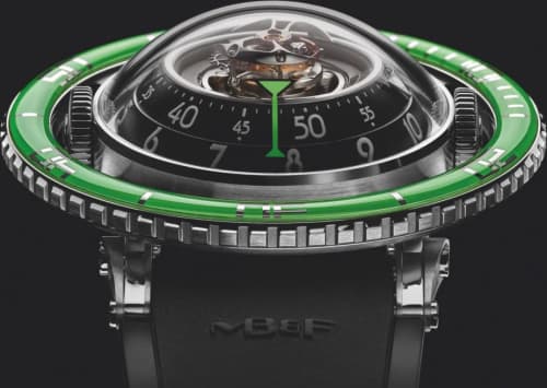 MB&F HM7 Aquapod Titanium Green