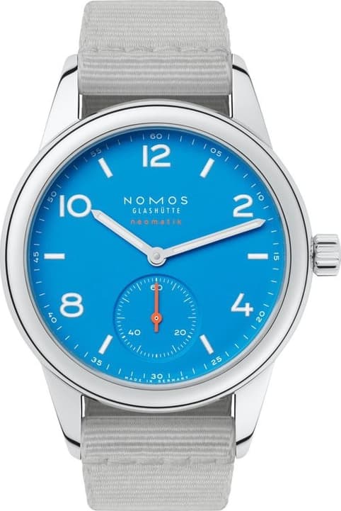 Nomos Glashütte Club neomatik siren blue