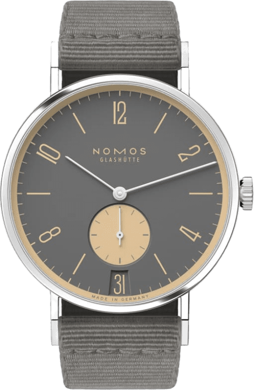Nomos Glashütte Tangente 38 Date Haifischgrau