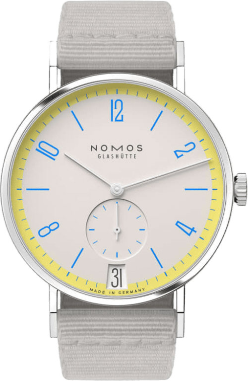 Nomos Glashütte Tangente 38 Date Lemonbiscuit