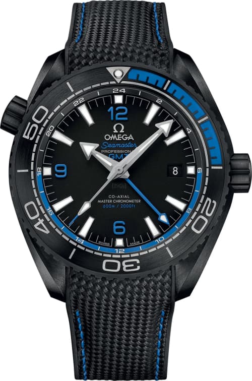 Omega Seamaster Planet Ocean 600M Co-axial Master Chronometer GMT 45.5 mm Deep Black