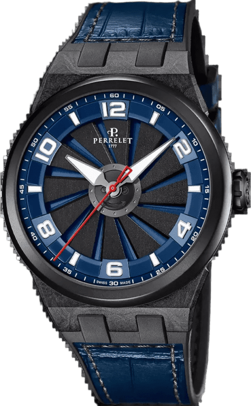 Perrelet Turbine Carbon Midnight Blue