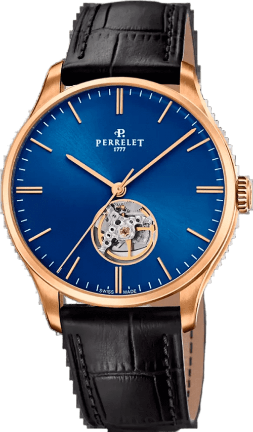 Perrelet Weekend Open Heart Blue