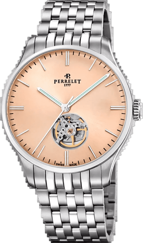Perrelet Weekend Open Heart Salmon