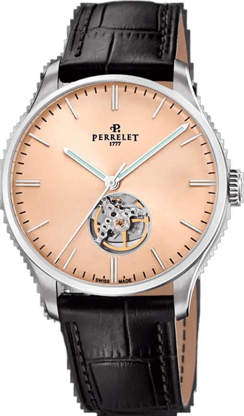 Perrelet Weekend Open Heart Salmon