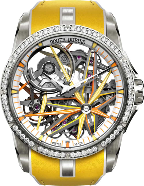Roger Dubuis Excalibur Monobalancier Blacklight Wight Gold 42
