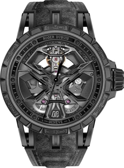 Roger Dubuis Excalibur Spider Monobalancier Huracan Black DLC Titanium