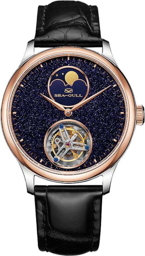 Seagull Moon Phase Center Axis Tourbillon