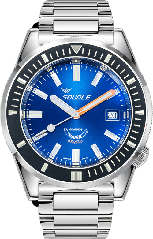 Squale Matic Dark Blue Bracelet