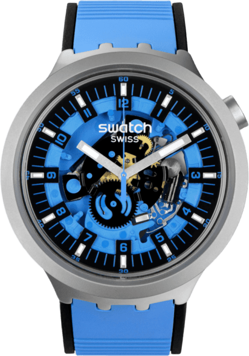 Swatch Big Bold Irony Azure Blue Daze