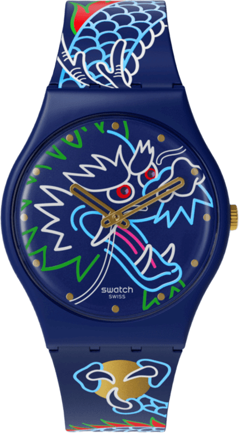 Swatch Year Of The Dragon Dragon In Waves