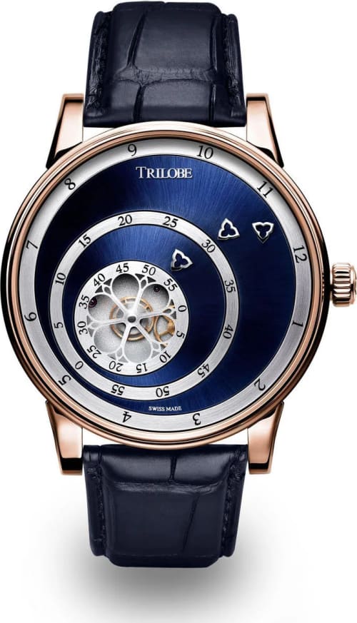 Trilobe Les Matinaux Sunray Blue Rose Gold