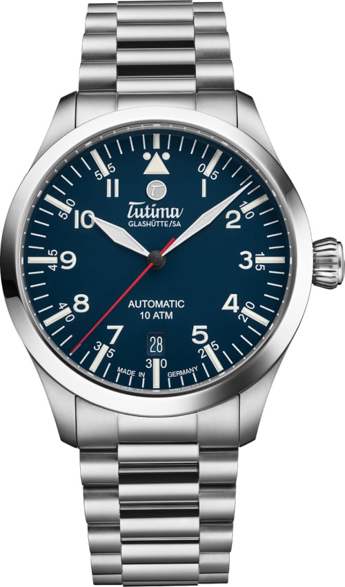 Tutima Flieger T5 Titanium Blue Bracelet