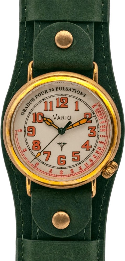Vario 1918 Medic Brass Cream Dial with Orange Lum