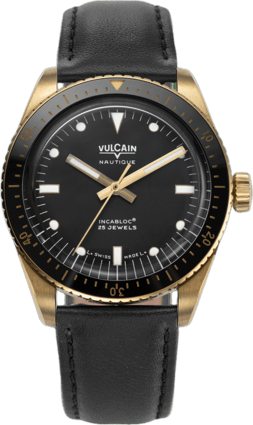 Vulcain Skindiver Nautique - Bronze & Black
