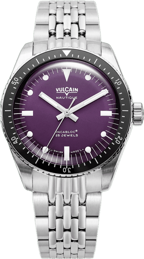 Vulcain Skindiver Nautique - Purple