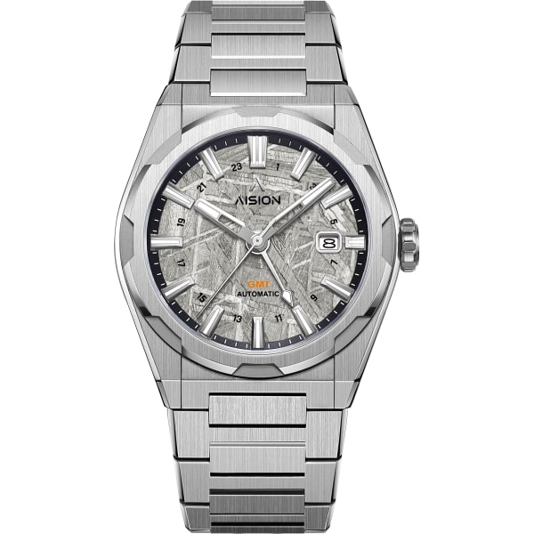 AISION HANG GMT - Raw Meteorite Dial