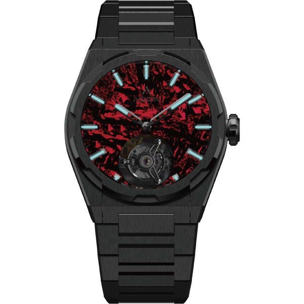 AISION Tourbillon - Lumed Forged Carbon Fiber Dial - Red