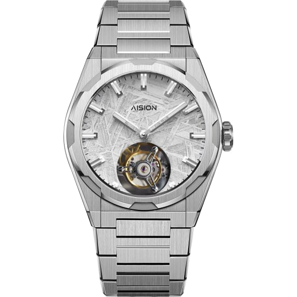AISION Tourbillon - Meteorite Dial - Silver