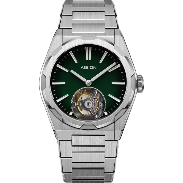 AISION Tourbillon - Modern Minimalism Dial - Green