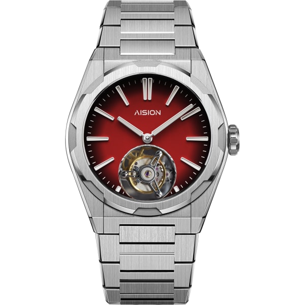 AISION Tourbillon - Modern Minimalism Dial - Red