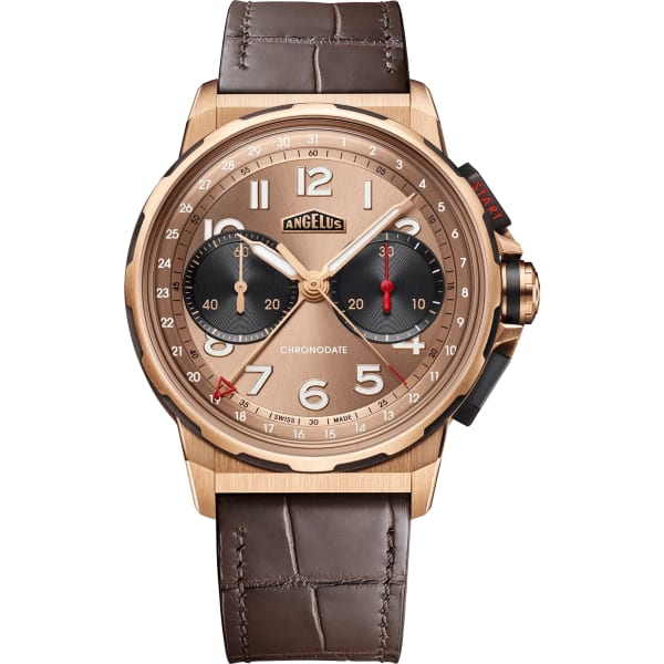 Angelus Chronodate Red Gold Moka