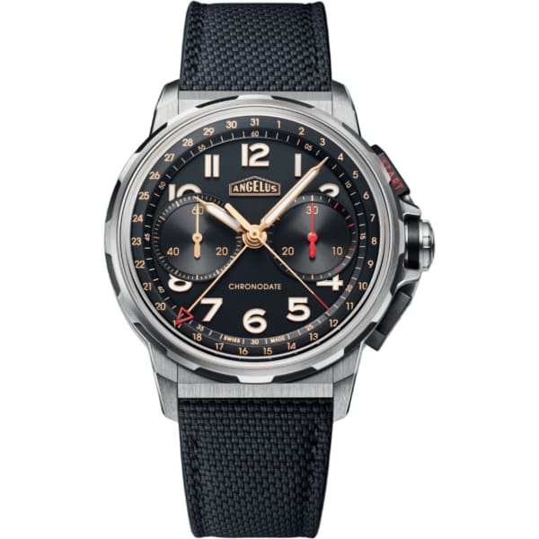 Angelus Chronodate Titanium Black