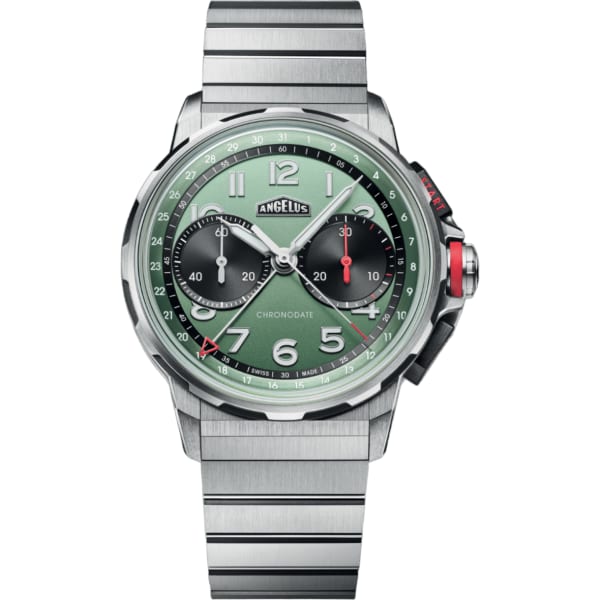 Angelus Chronodate Titanium Green Titanium