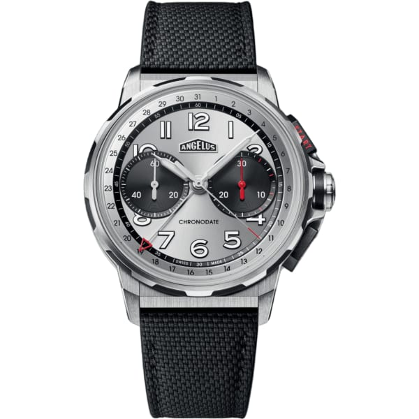 Angelus Chronodate Titanium Magnetic Silver