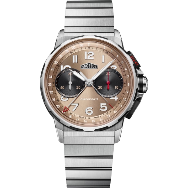Angelus Chronodate Titanium Moka