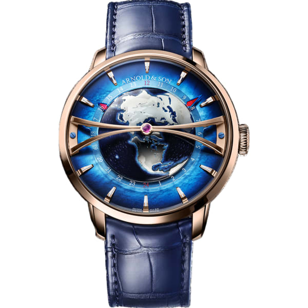 Arnold & Son Globetrotter Red Gold